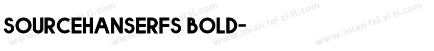 sourcehanserfs bold字体转换